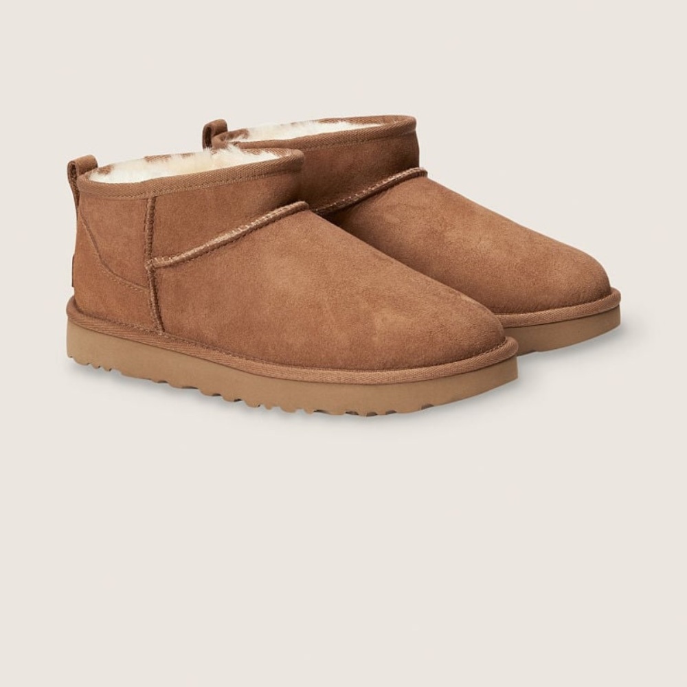 NIB UGG Ultra Mini boots chestnut - Picture 4 of 6